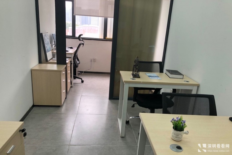 罗湖近地铁中小面积办公室,非中介可注册公司,配租赁凭证