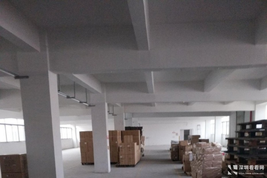 平湖富民工业区新出楼上1200平方带装修，适合电商仓库生产加工