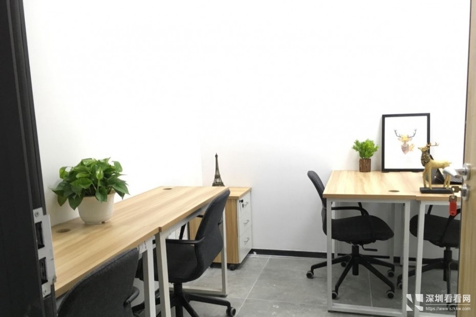 宝安区小面积办公室,带注册红本,家私齐全,银行开户场地勘验