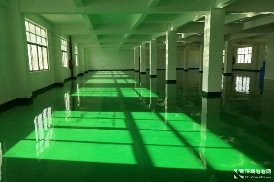 深圳市龙岗区龙西清水路新装修地坪漆2000平厂房出租