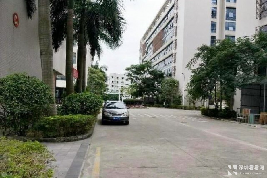 龙岗宝龙大型工业园楼上整层带装修2800平出租