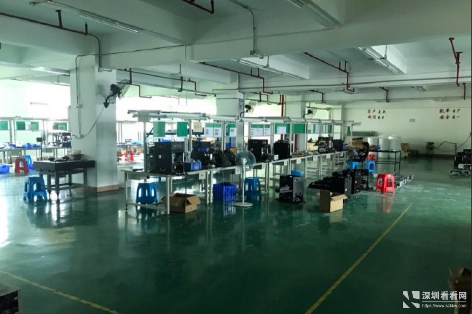 横岗地铁附近原房东二楼1200平精装修厂房出租