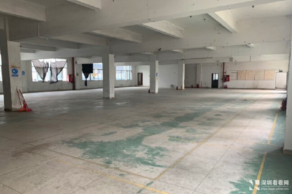 横岗安良沙荷路边万骏隆广场边楼上精装厂房1200平方米招租