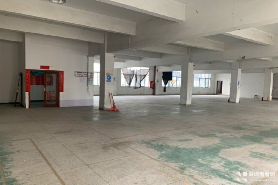 横岗安良沙荷路边万骏隆广场边楼上精装厂房1200平方米招租