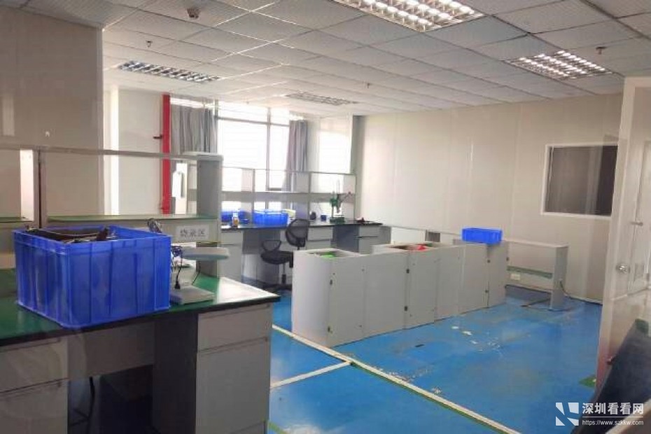 坪山原房东厂房，十万级无尘车间出租！无转让费！现成办公室！