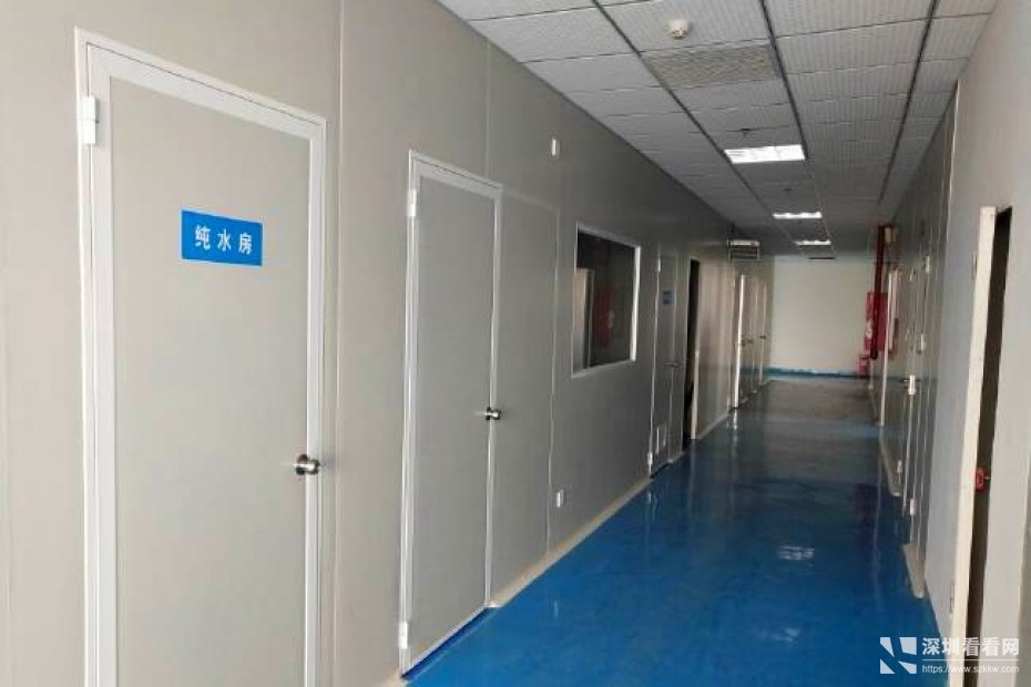 坪山原房东厂房，十万级无尘车间出租！无转让费！现成办公室！