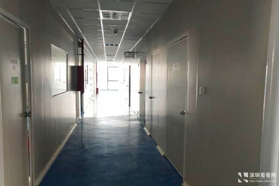 坪山原房东厂房，十万级无尘车间出租！无转让费！现成办公室！