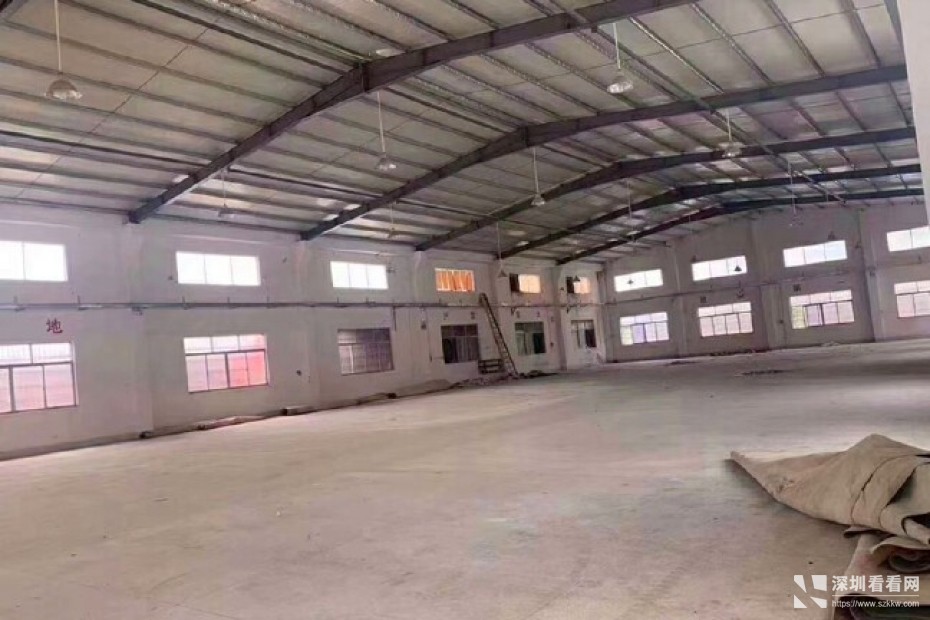 龙岗坪地一楼1000平高8米原房东独院红本厂房出租