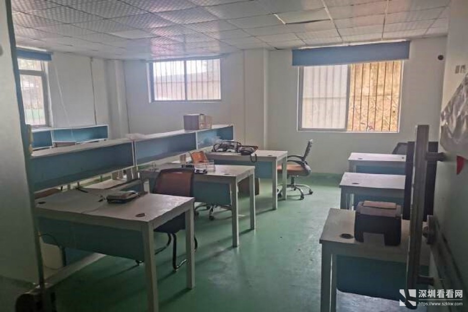 横岗高新产业园新出楼上精装修厂房220平方出租