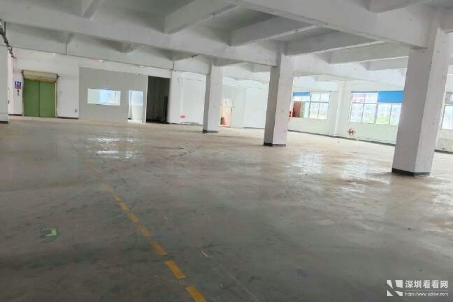 龙岗宝龙科技园原房东3楼450平厂房出租带装修无面积实在