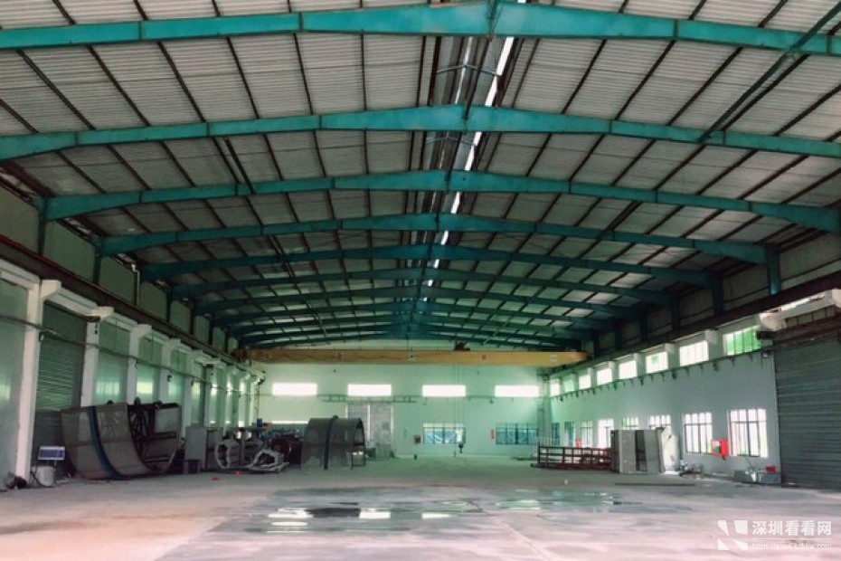 龙岗周边8米钢构3000平带五吨行车出租！