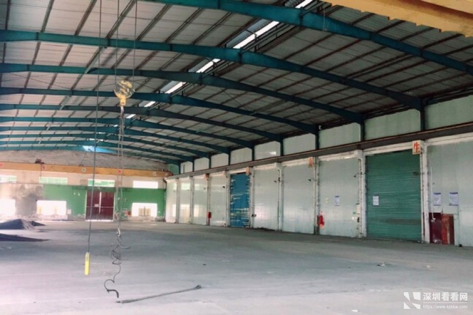 龙岗周边8米钢构3000平带五吨行车出租！