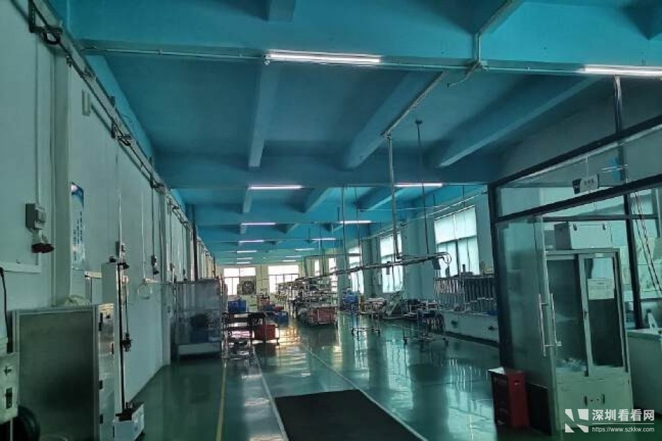 坪地主干道边二楼1000平方带装修厂房平方