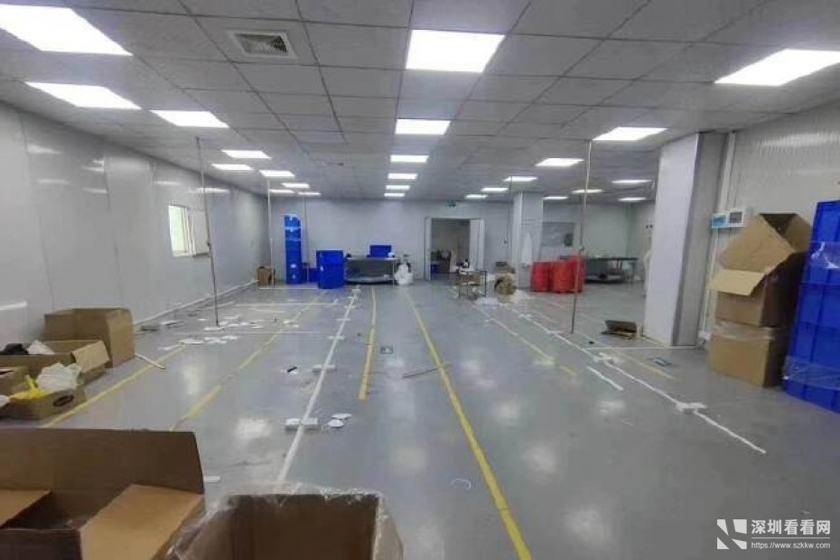 坪地坪东独院厂房出租楼上1500平，带装修