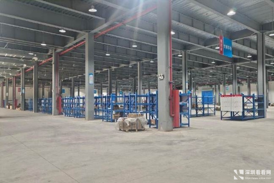 深圳坪山8000平高24米,全新钢结构厂房出租。