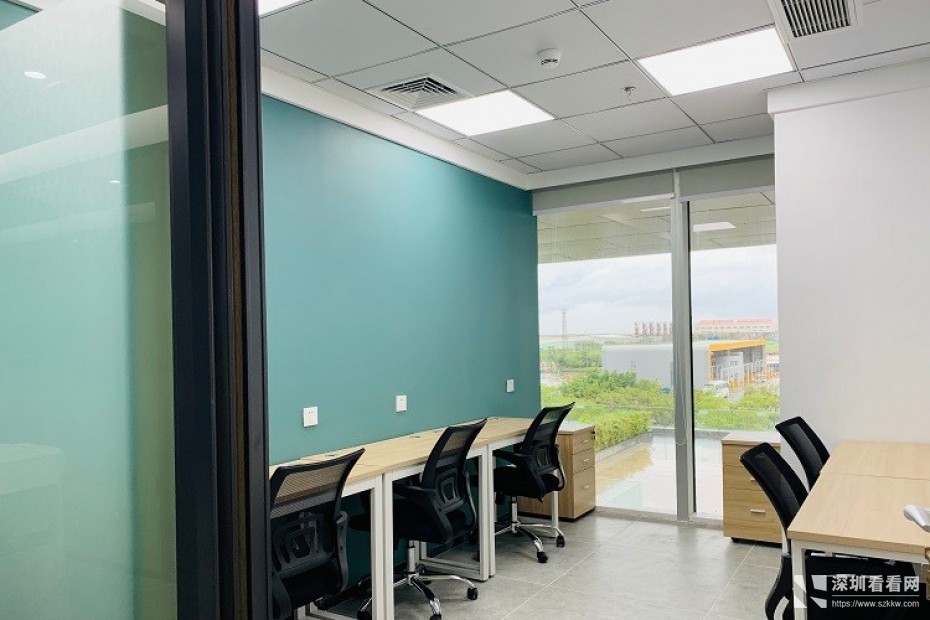 宝安坪洲地址独立办公室，小面积办公室卡位出租，可注册银行开户