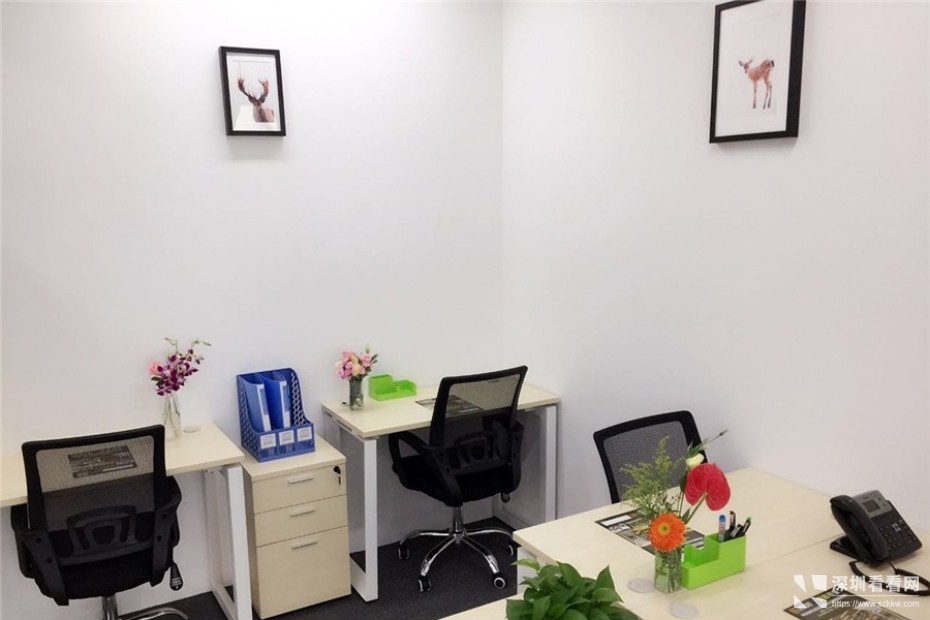 宝安宝立方写字楼精装出租 费用全包 提供租凭合同