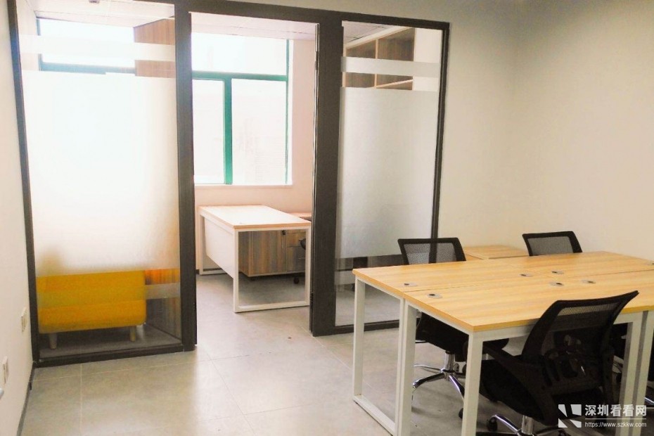 宝安区写字楼精装办公室出租，可注册可变更提供房屋租赁合同