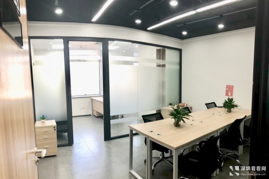 布吉独立小型办公室全新招租 即租即用 费用全包