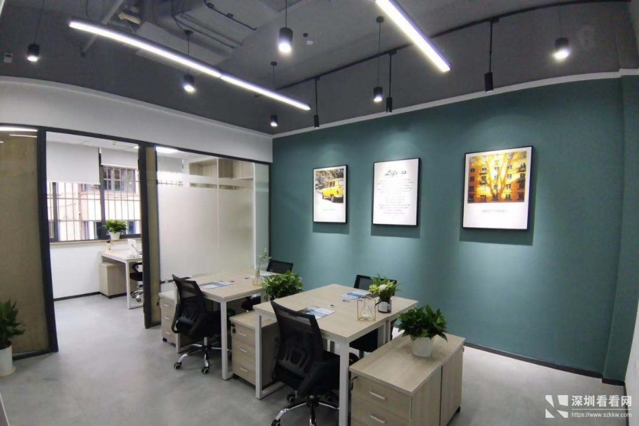 宝安联合办公独立空间有房屋红本注册公司精装修免杂费