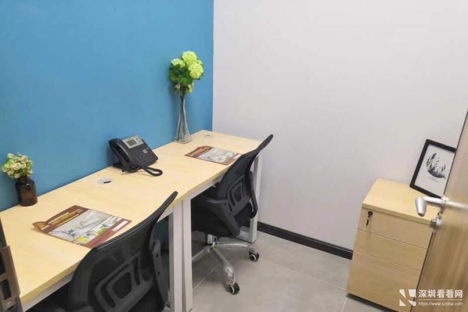 宝安灵芝地铁小面积办公室出租可注册公司配红本银行开户