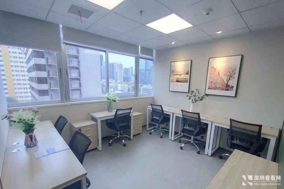 深圳宝安众创空间办公室出租可注册有红本精装全包