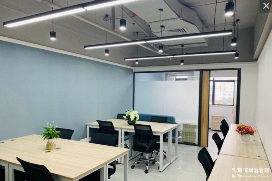 拎包办公后亭精装修写字楼带空调家私红本租赁凭证