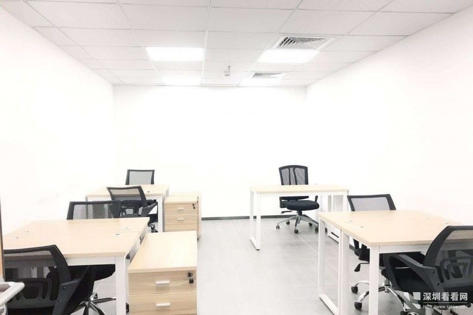 后亭精装修写字楼带空调家私拎包办公红本租赁凭证