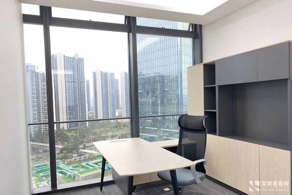 后亭精装修写字楼带空调家私拎包办公红本租赁凭证