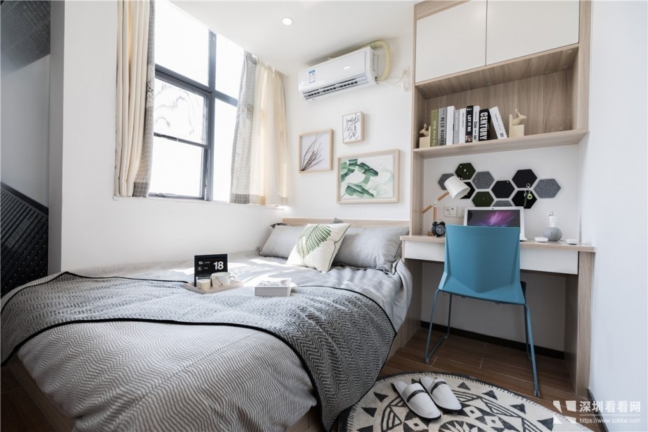 可短租后亭宝安大道办公型公寓月租880家私配齐可注册