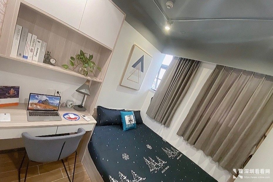 办公型公寓月租880后亭宝安大道家私配齐可注册出红本