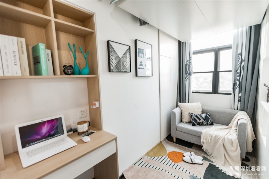 可短租横岗精装带家私单身公寓可注册出红本