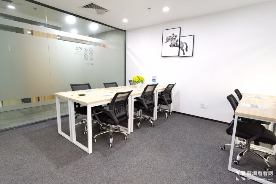 宝安西乡流塘新安税局办公室即租即用有红本可注册