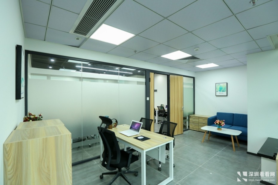 创业型2一10人间办公室出租设备齐全24h办公包水电物业