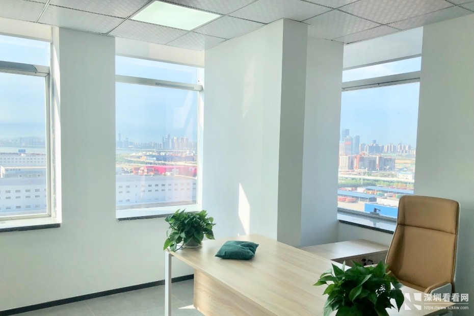 南山蛇口办公室出租地铁口带隔间红本可开户