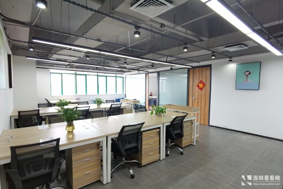 写字楼精装办公室带家私网络空调可注册开户