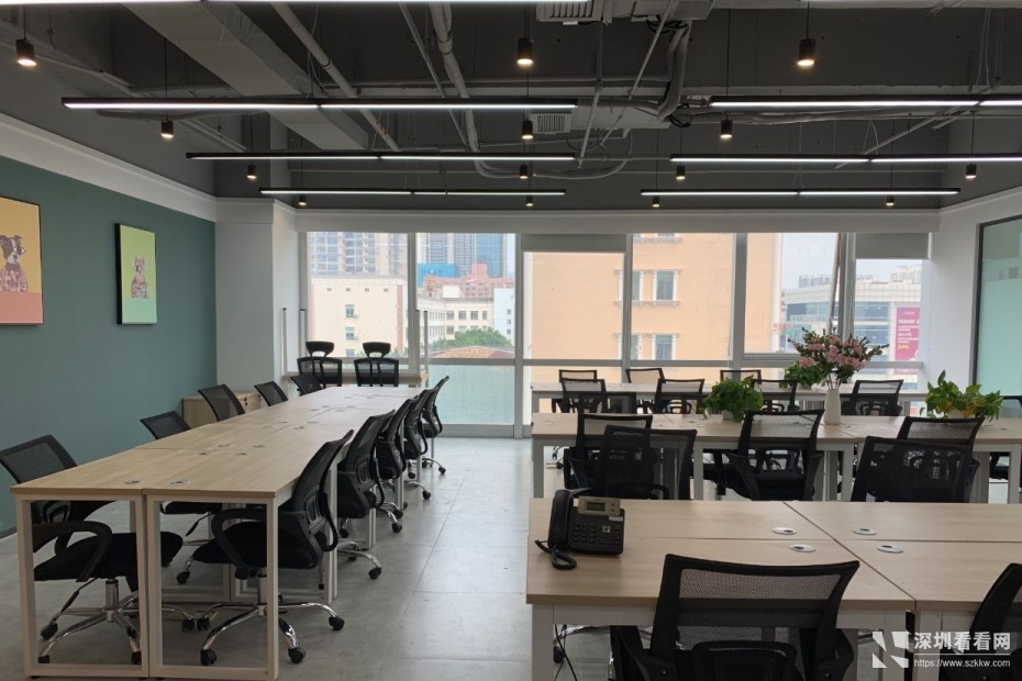 超近地铁口物业直租精装办公室联合办公室精装修