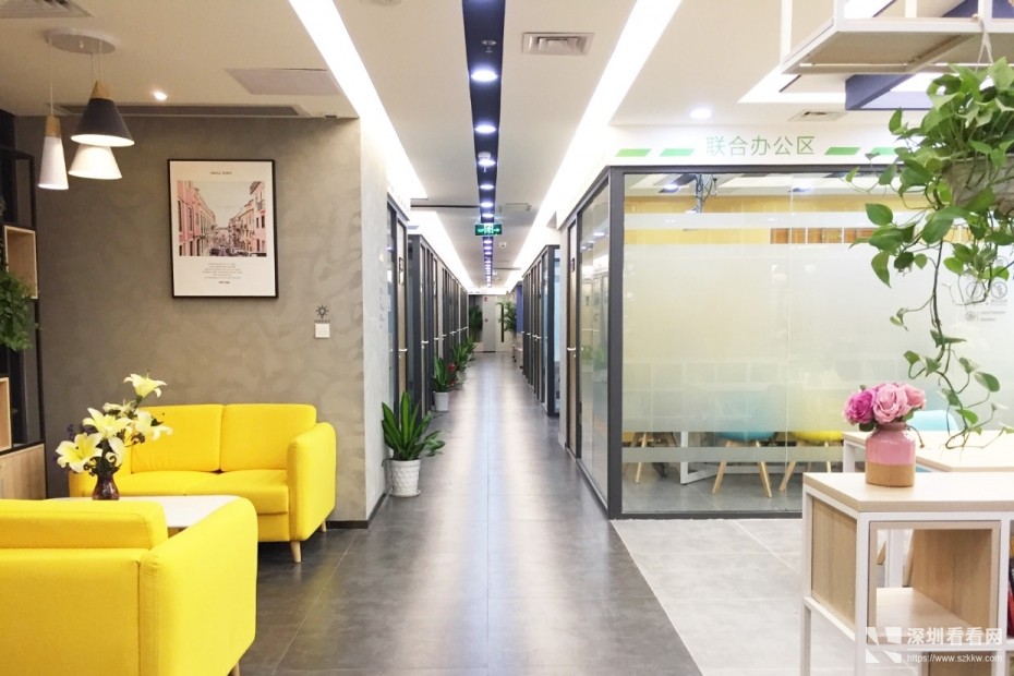 出租龙岗地铁口精装小型办公室出租贸易IT电商类