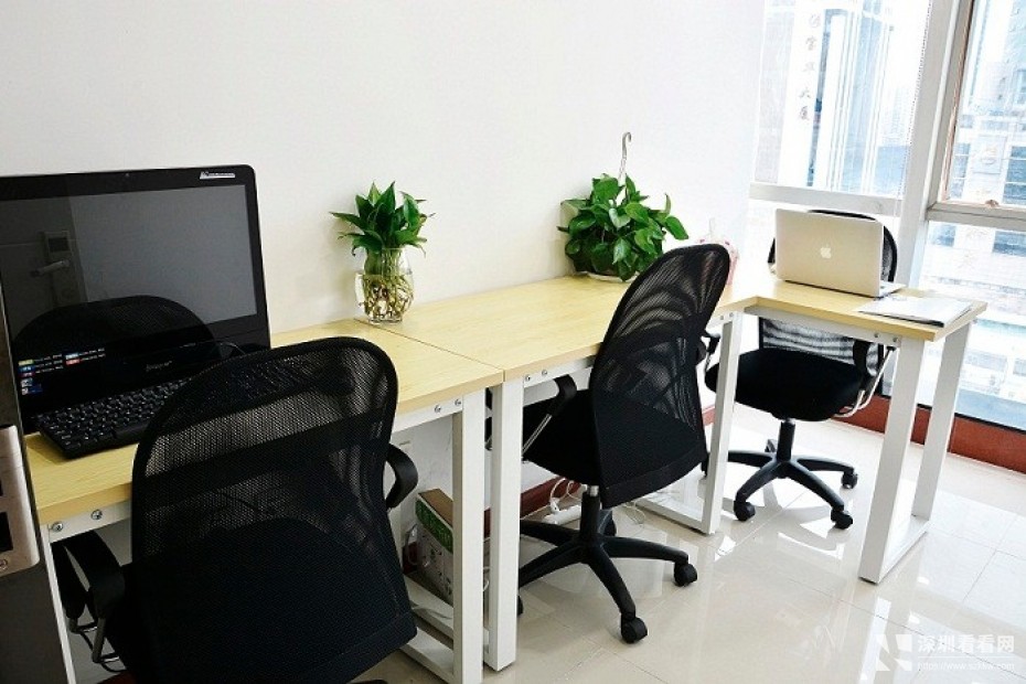 岗厦北精装办公室带家私、包水电、网络拎台电脑即可办公